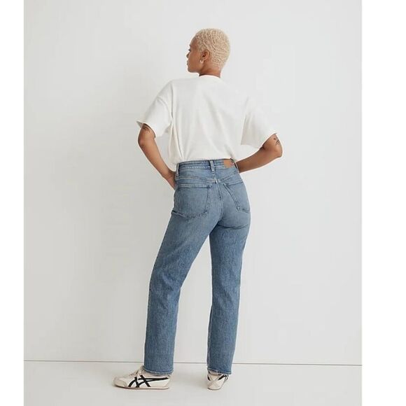 The Curvy '90s Straight Crop Jean in Hazeldell Wash light blue Size 25 - Picture 4 of 16